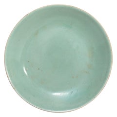 Antique Early 20th Century Chinese Celadon Plate