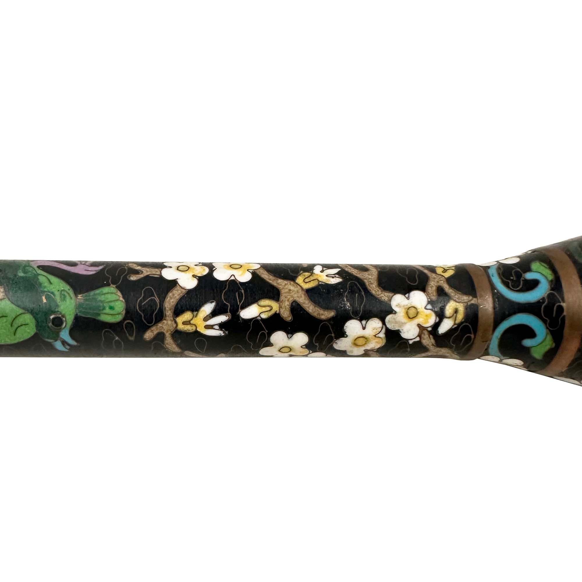 Chinesischer Cloisonné-Kalligrafie-Pinsel aus dem frühen 20. Jahrhundert im Angebot 2
