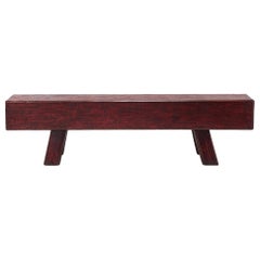 Early 20th Century Chinese Courtyard Door Bench