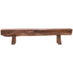 Early 20th Century Chinese Courtyard Door Bench