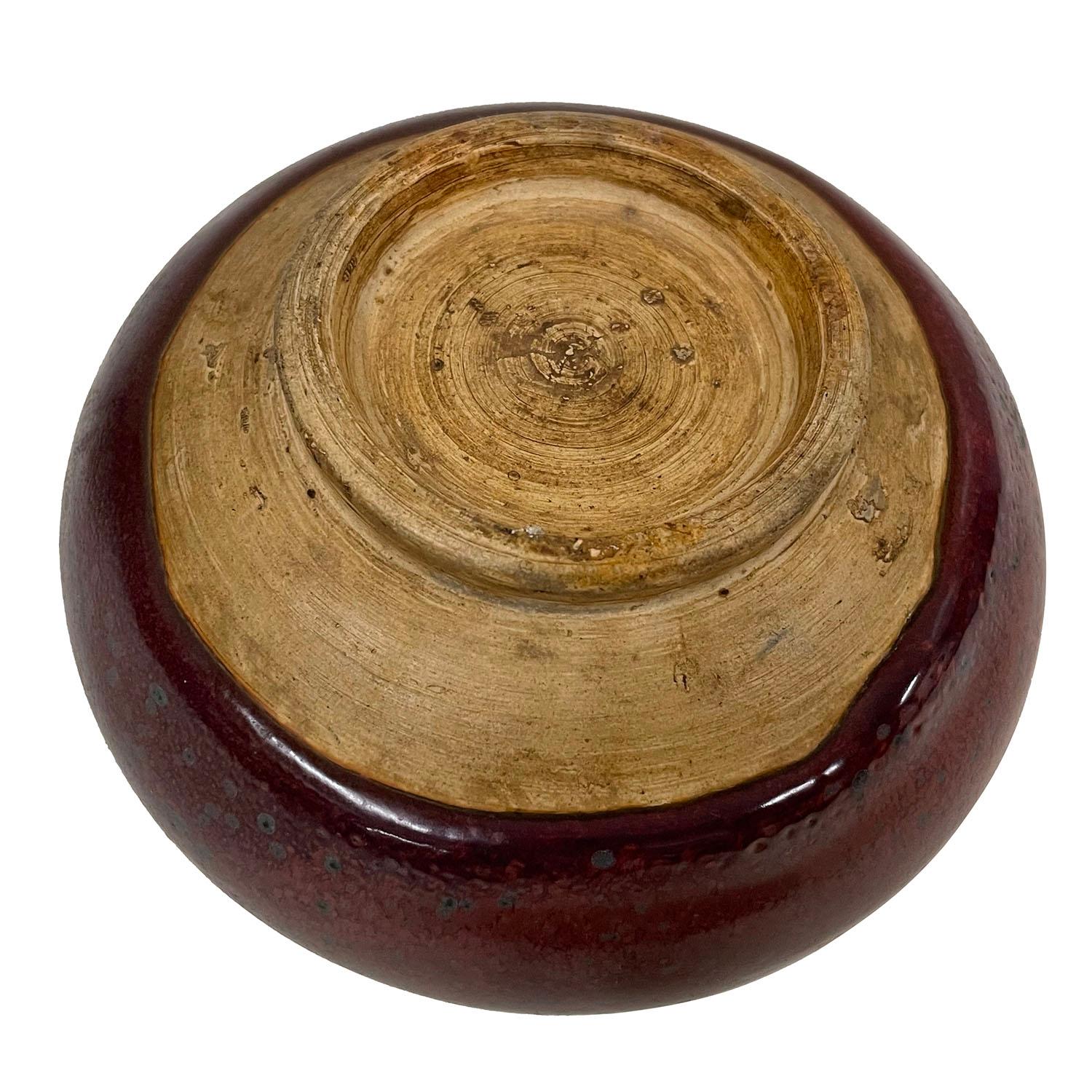 Vaso di porcellana cinese Cow-Pea Red dell'inizio del XX secolo in vendita 1