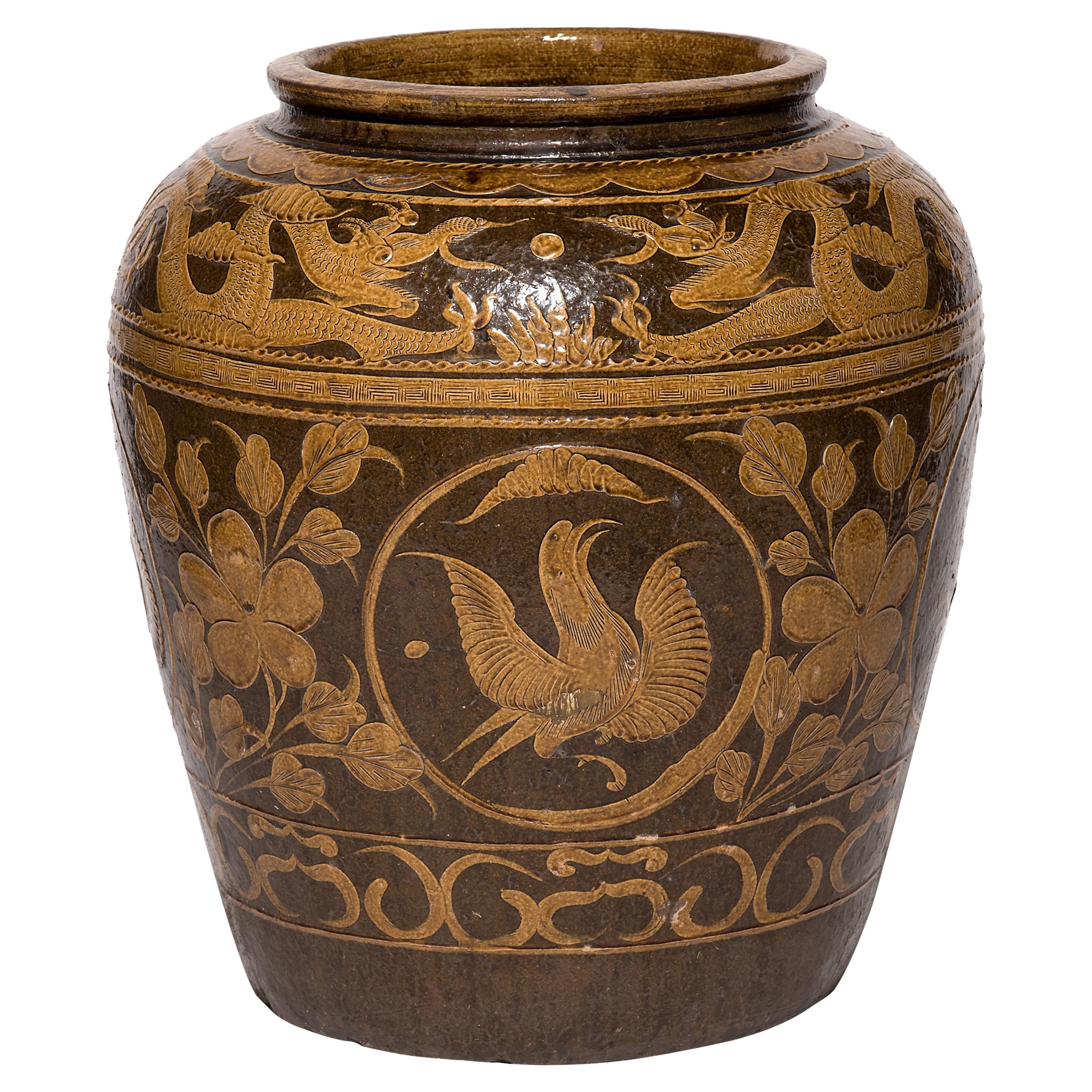 Early 20th Century Chinese Egg Jar