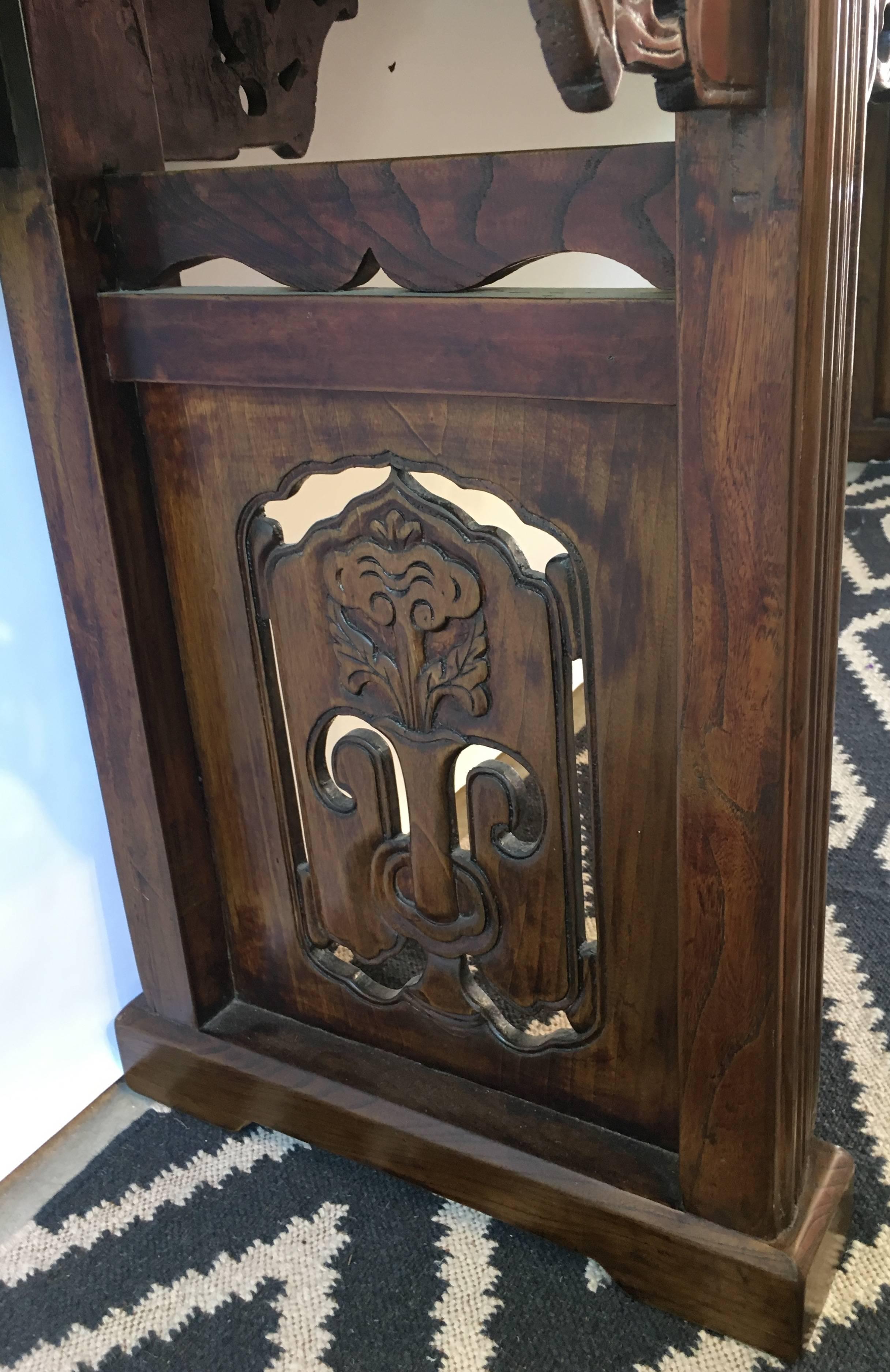 Early 20th Century Chinese Elmwood Altar Table, Late Qing Dynasty For Sale 2