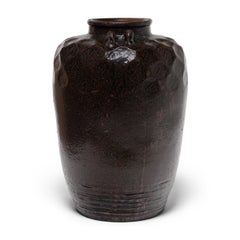 Chinese Faceted Wine Jar, c. 1900
