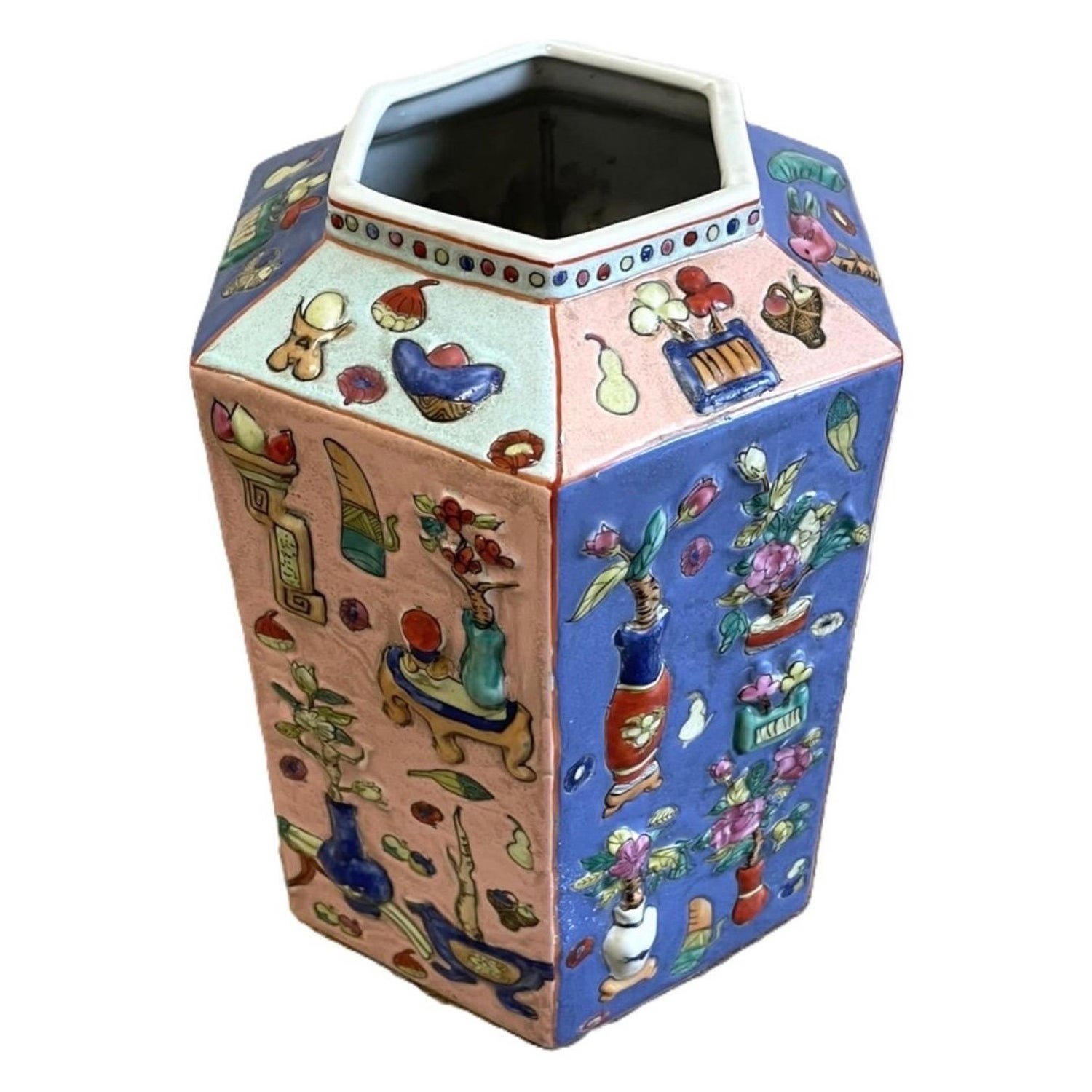 Early 20th Century Chinese Famille Rose Vase For Sale