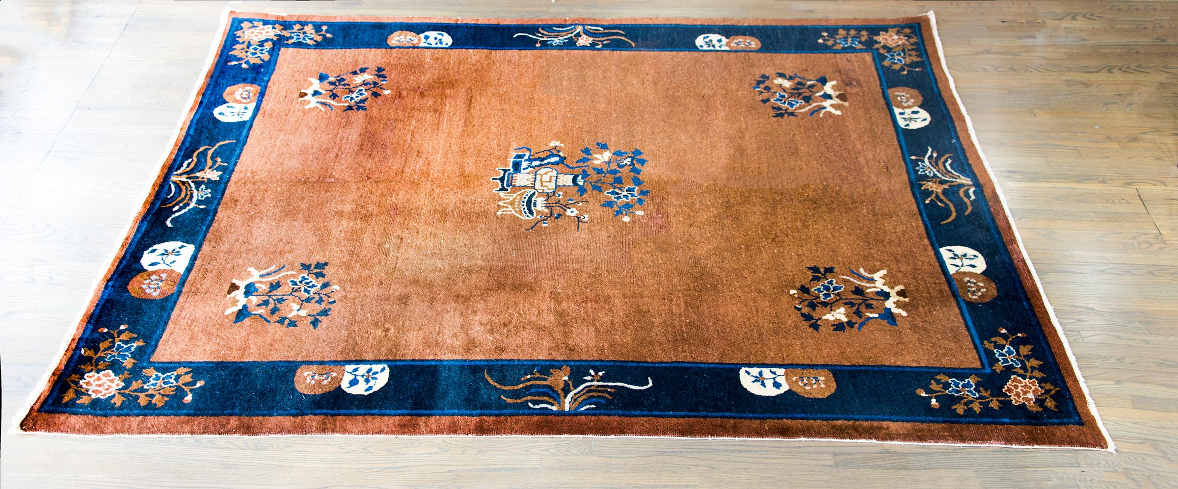 Early 20th Century, Chinese Feti Rug For Sale 5