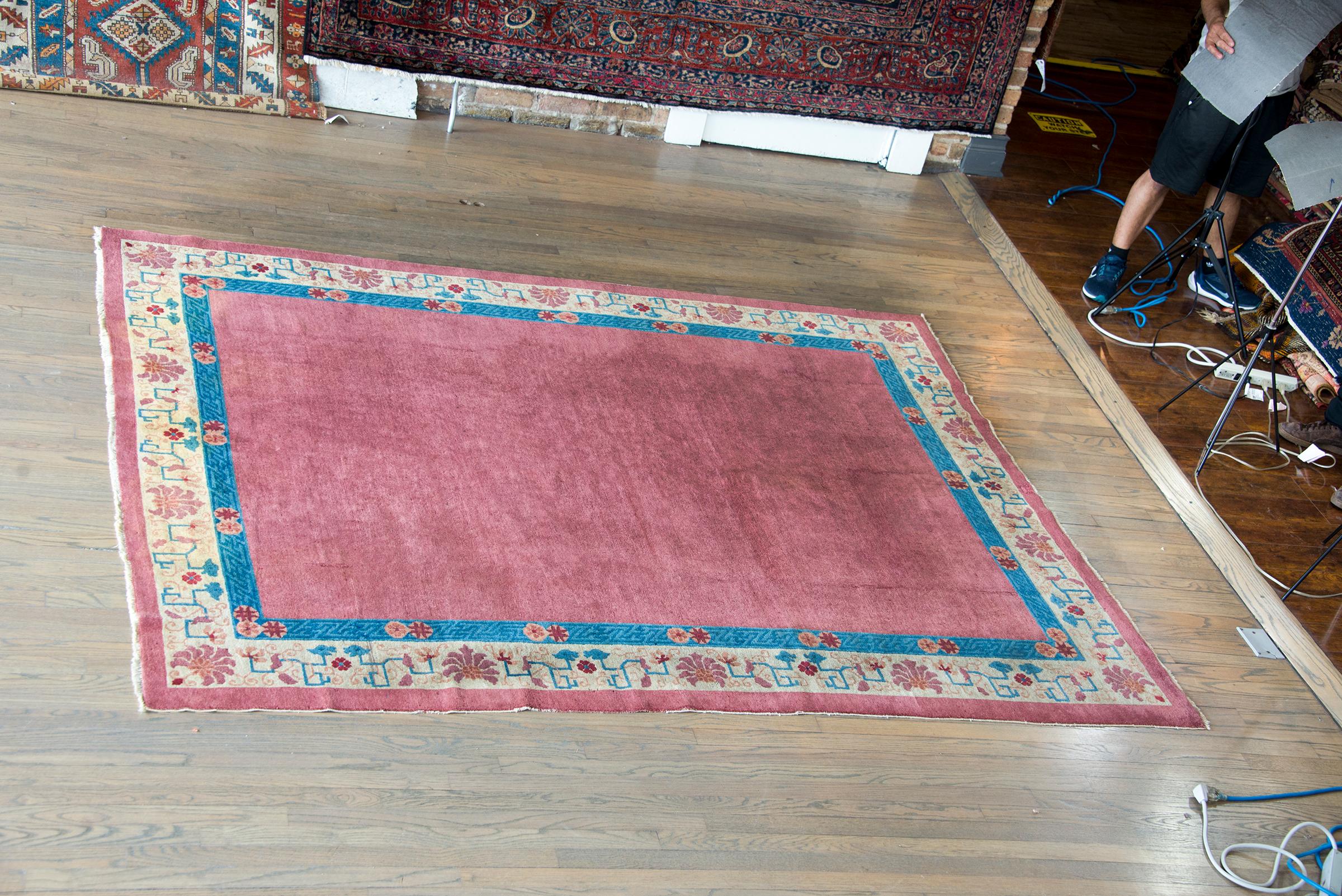 Early 20th Century Chinese Feti Rug For Sale 8