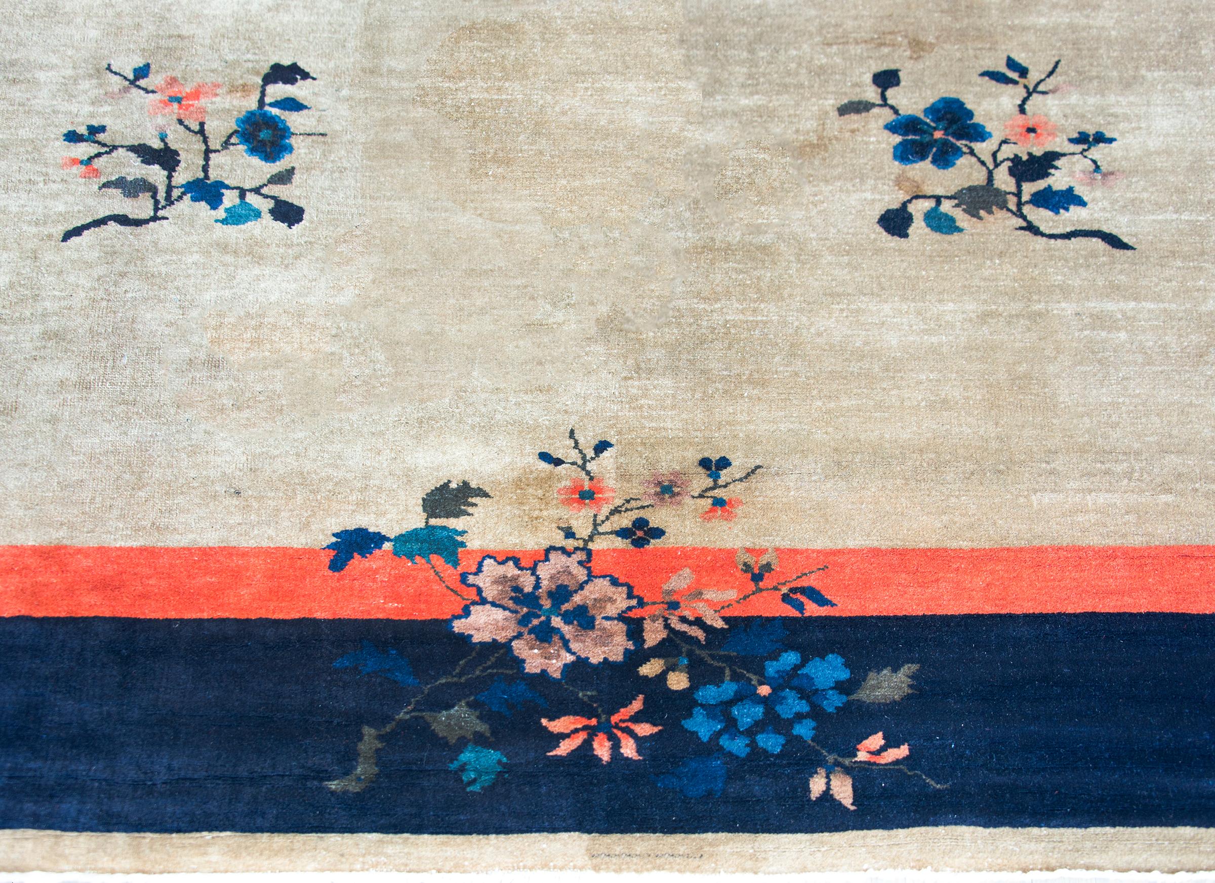 Early 20th Century Chinese Feti Rug  For Sale 2