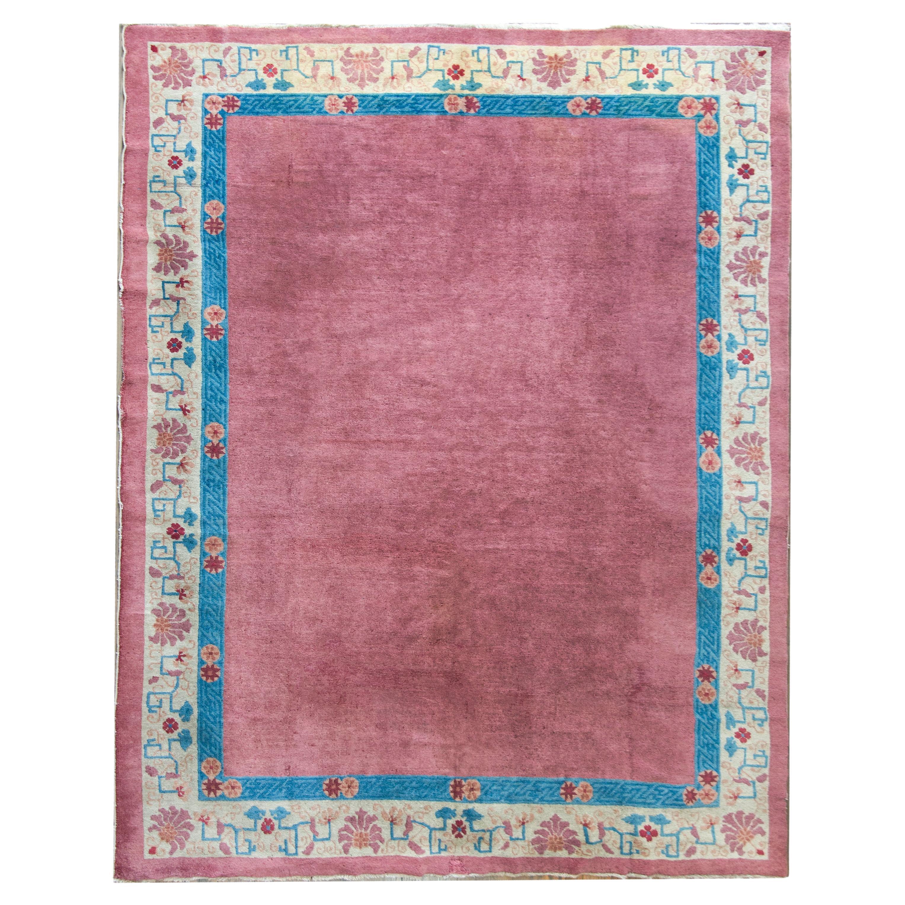 Early 20th Century Chinese Feti Rug For Sale