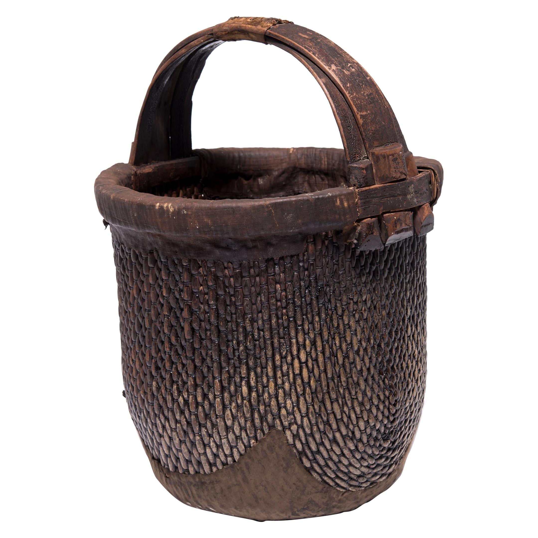 Early 20th Century Chinese Fisherman's Basket