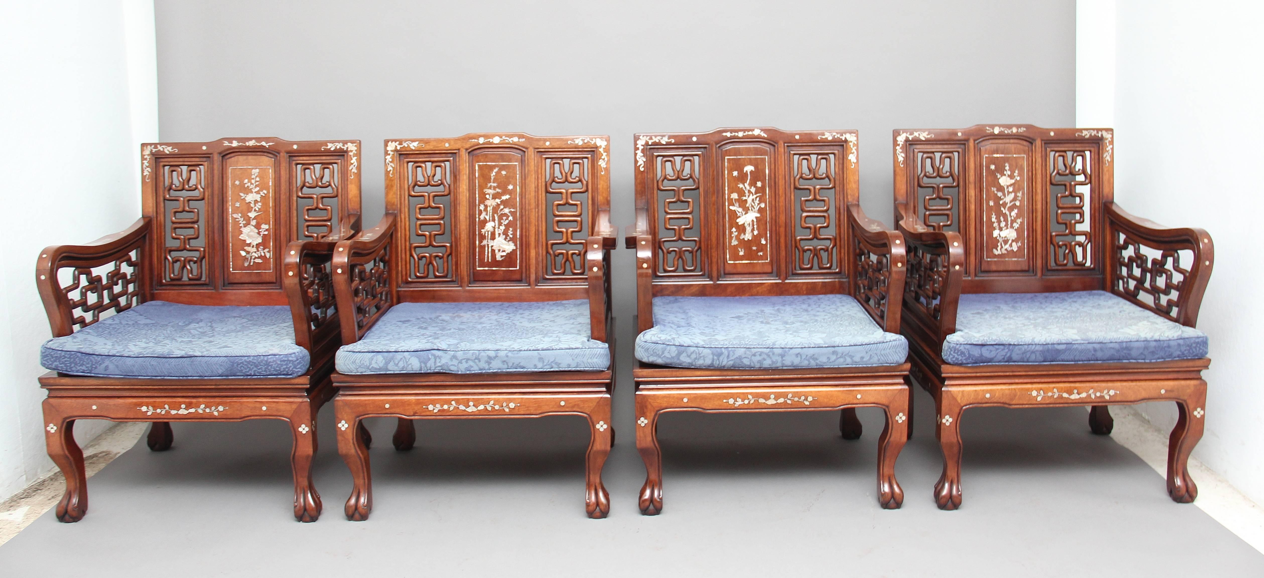 Early 20th Century Chinese Five-Piece Suite 5