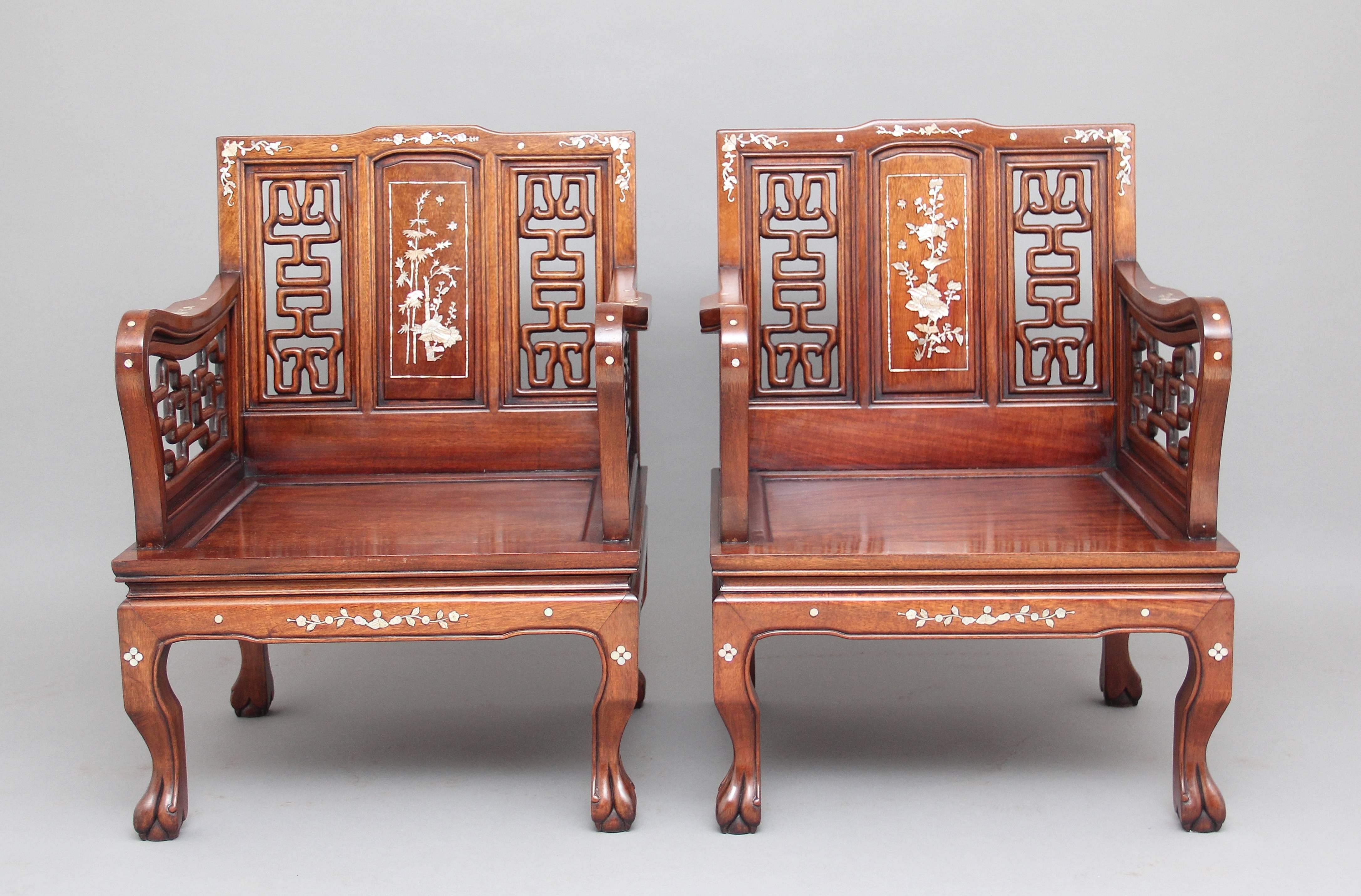 Early 20th Century Chinese Five-Piece Suite 8