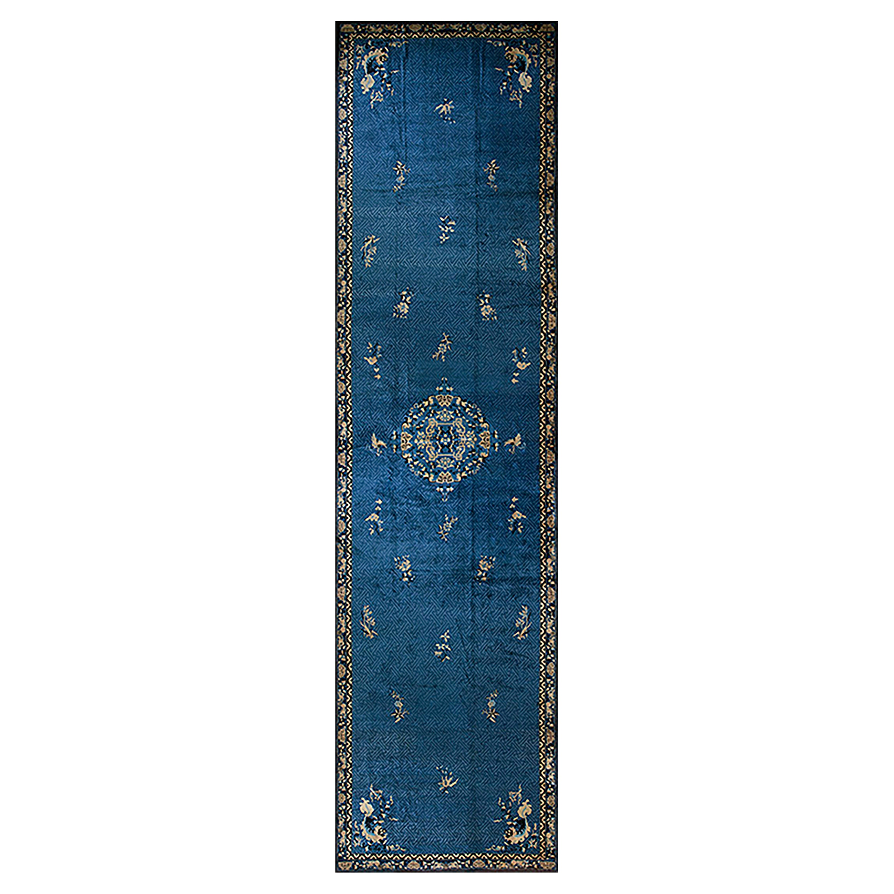 Early 20th Century Chinese Gallery Carpet 8' 9"x35'