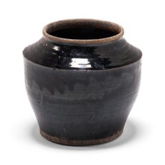 Early 20th Century Chinese Glazed Pantry Jar