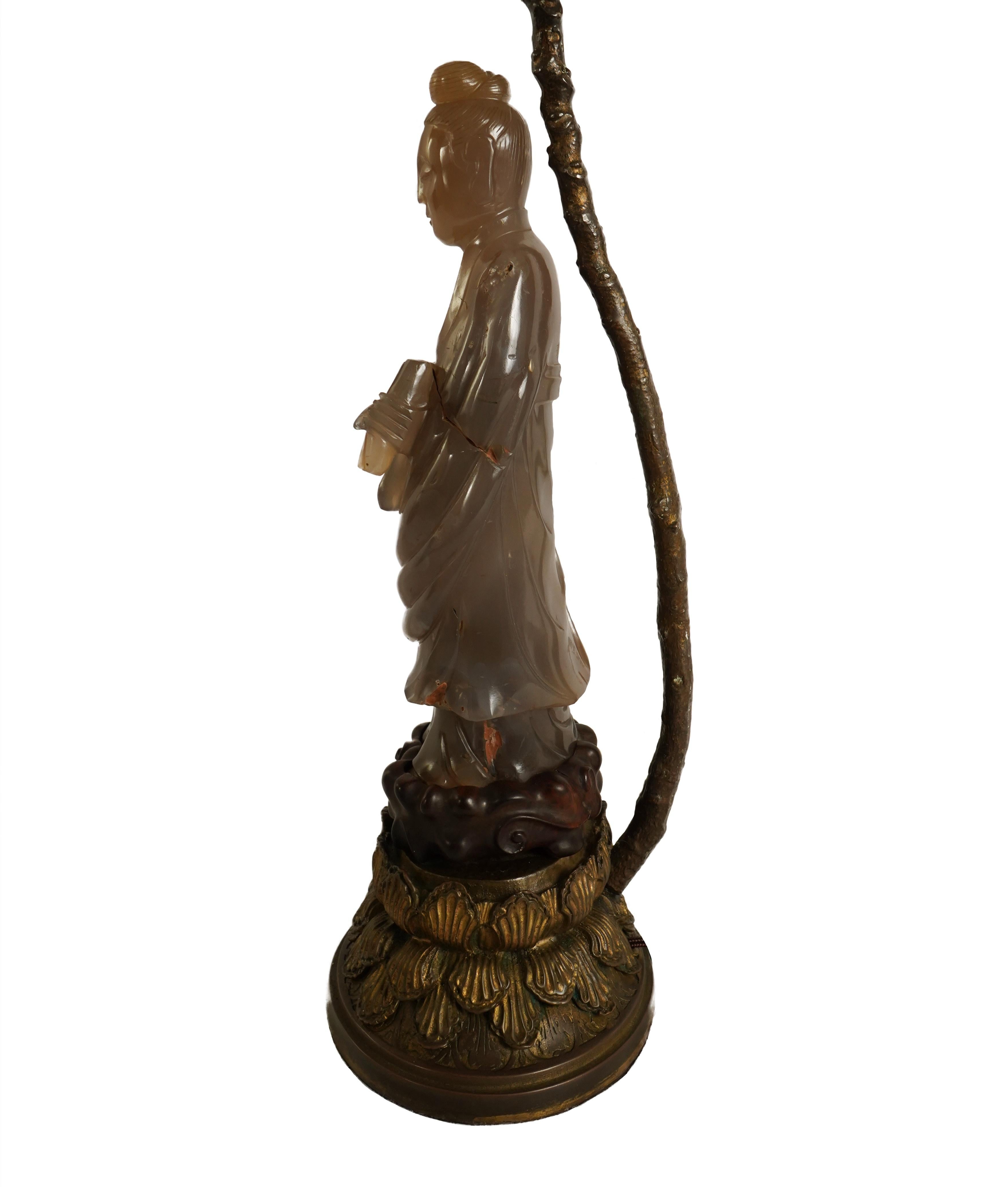 antique jade lamp