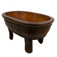 Early 20th Century Chinese Hand Made Wooden Wash/Laundry Basin