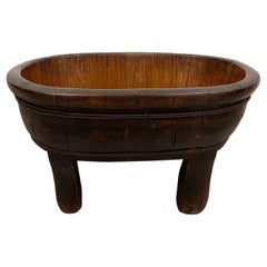 Early 20th Century Chinese Hand Made Wooden Wash/Laundry Basin