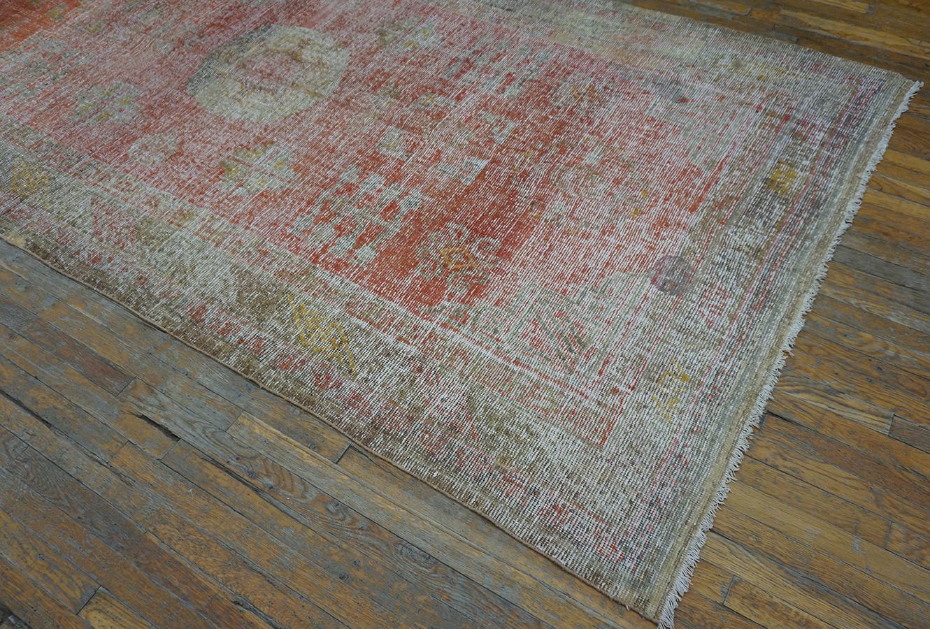 Hand-Knotted Early 20th Century Chinese Khotan Carpet For Sale