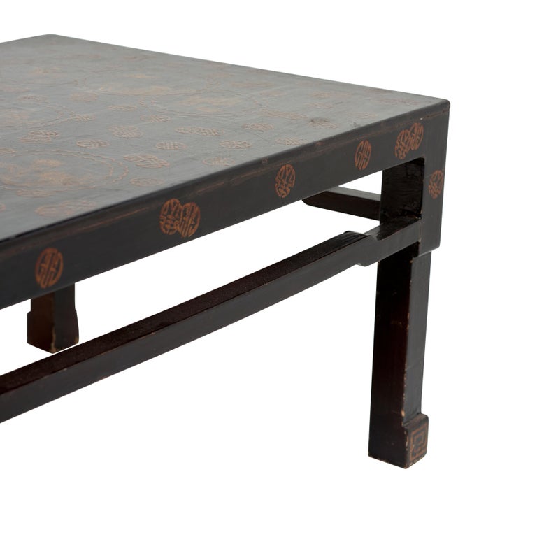 Early 20th Century Chinese Lacquer Coffee Table, from France at 1stDibs