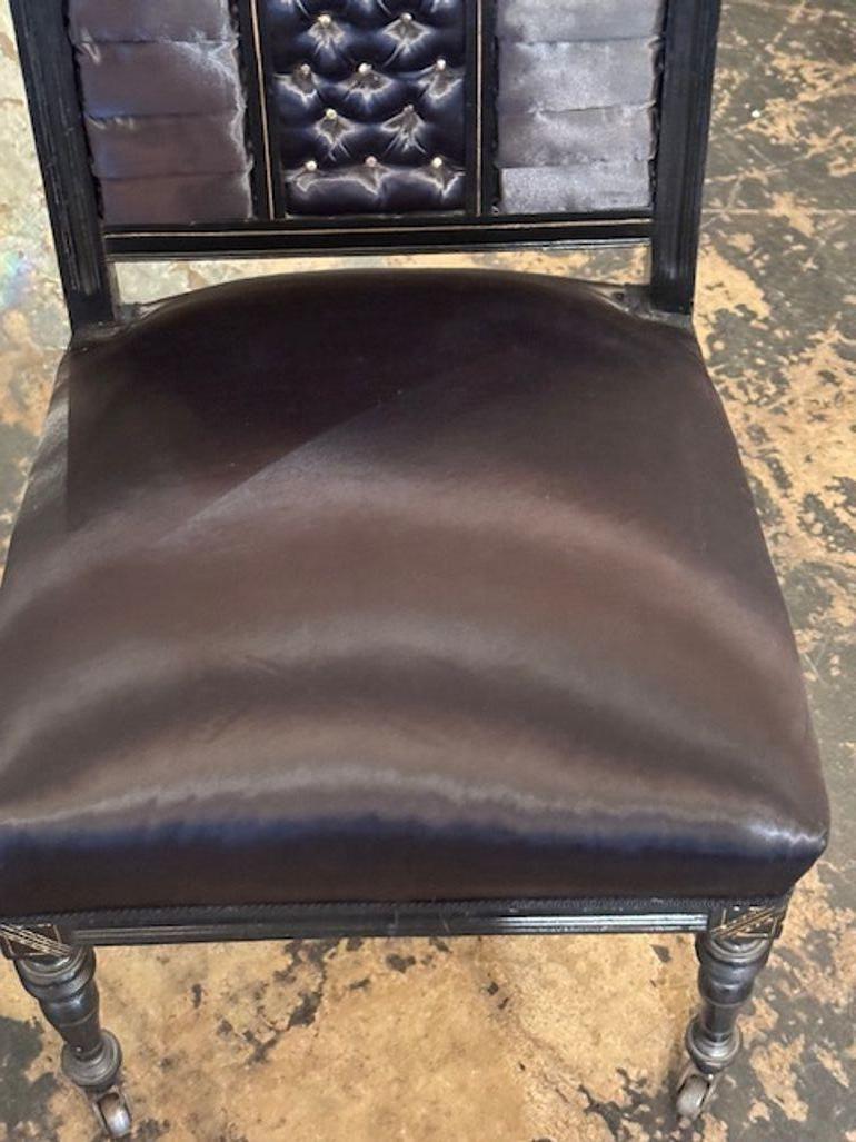 Early 20th Century Chinese Lacquered Chair In Good Condition For Sale In Dallas, TX