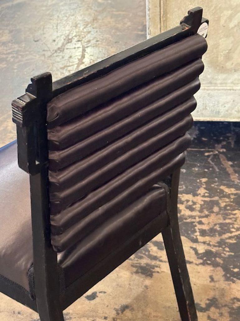 Early 20th Century Chinese Lacquered Chair For Sale 1