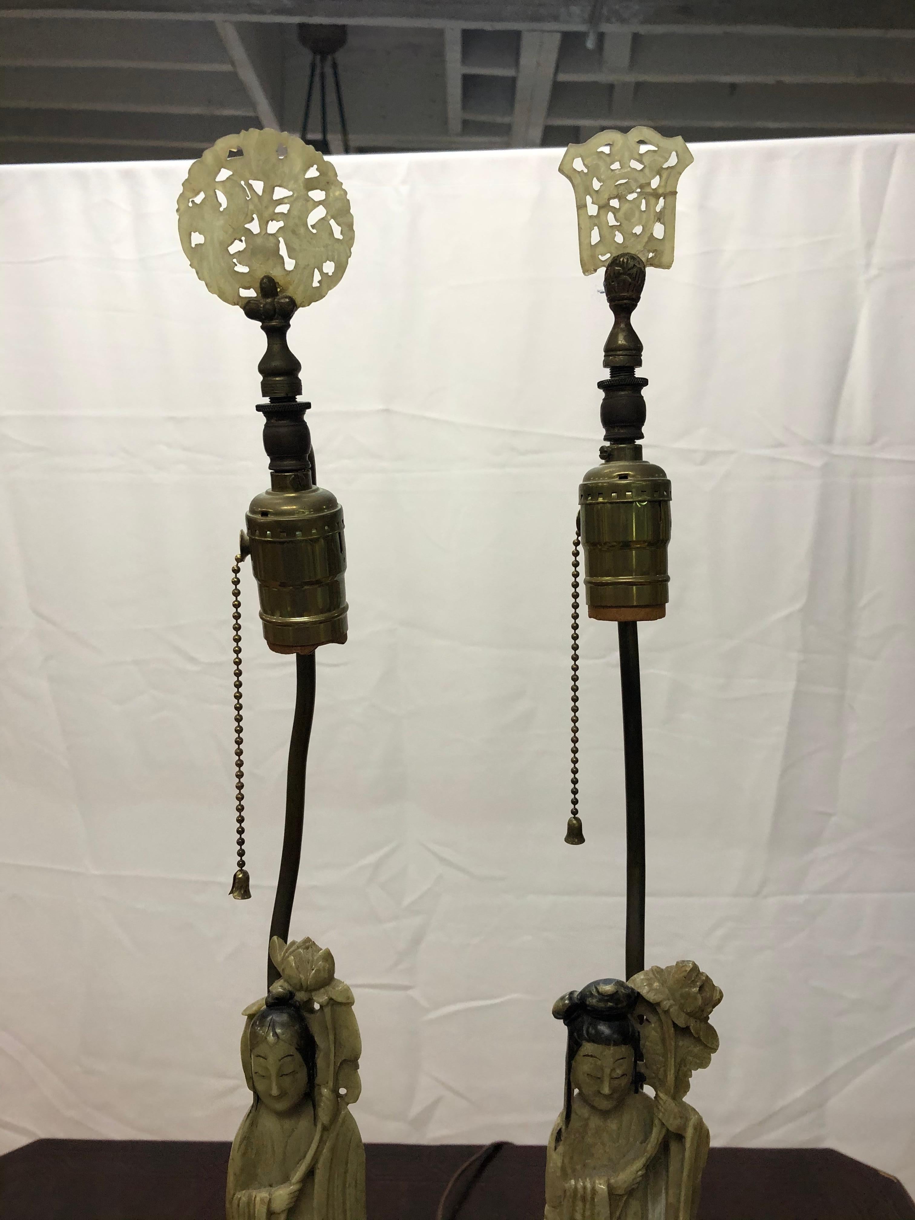 asian lamps vintage