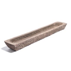 Chinese Low Limetone Chicken Trough, c. 1900