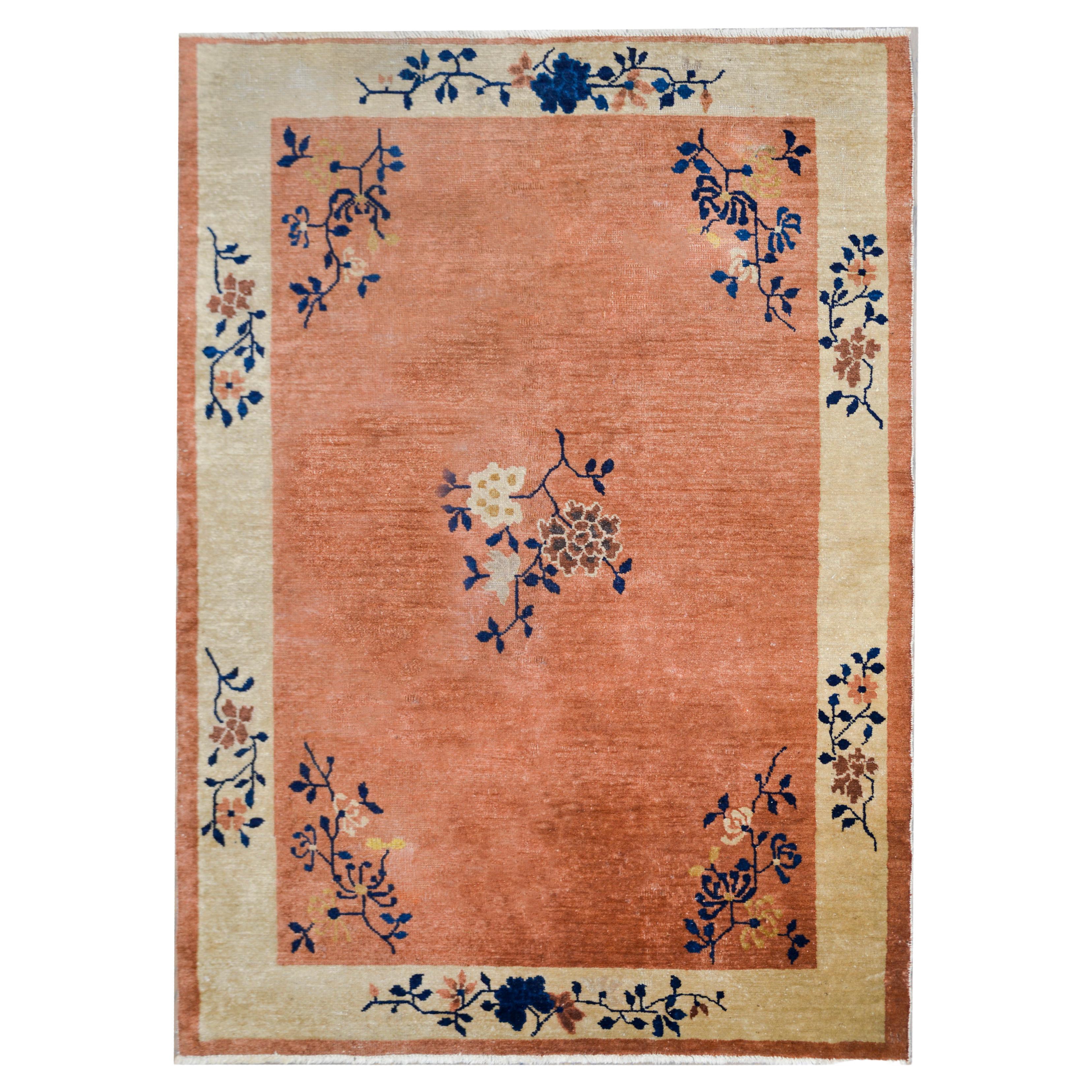 Early 20th Century Chinese Mandarin Rug For Sale