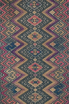 Early 20th Century Chinese Minority Baby Carrier Panel, Miao People