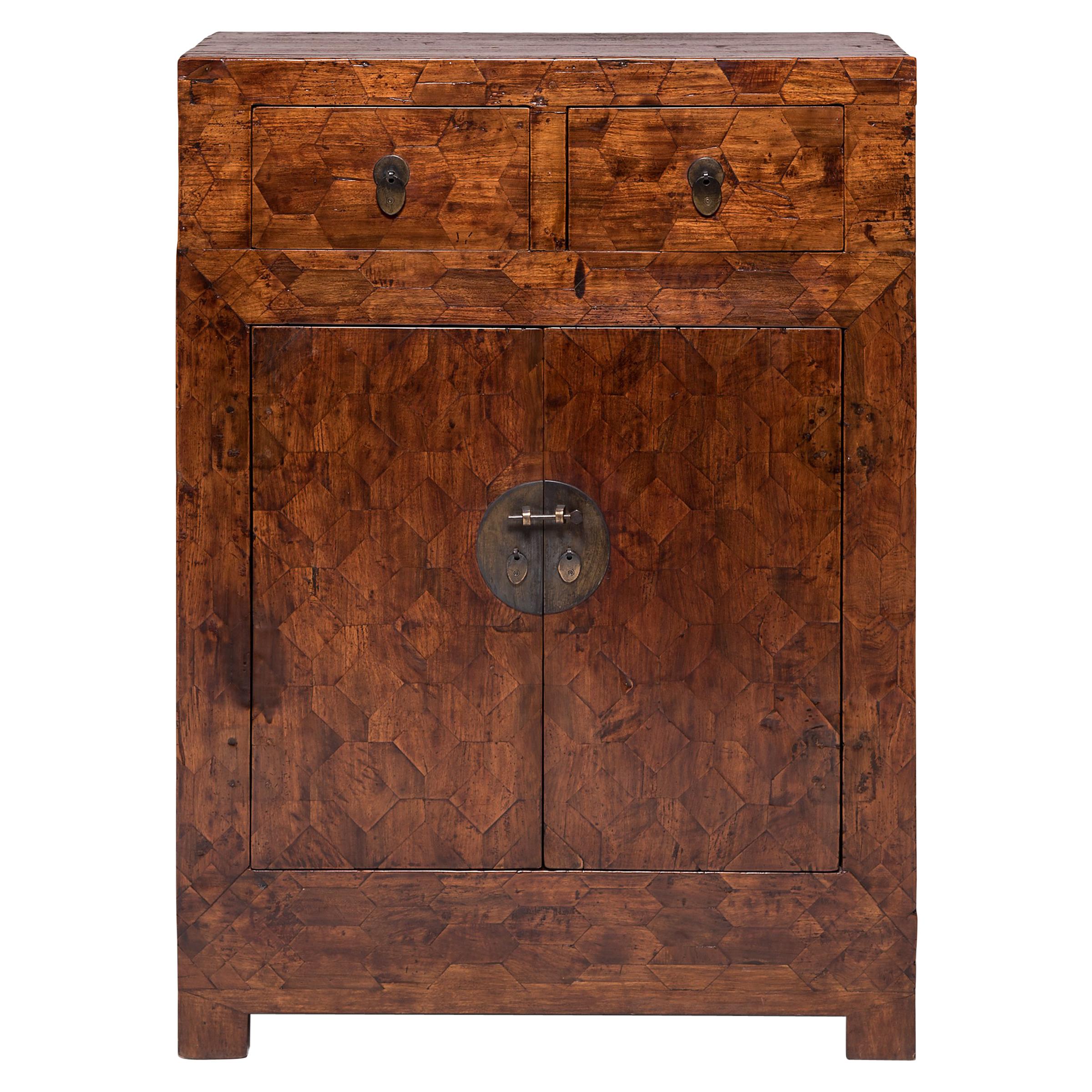 Early 20th Century Chinese Mixed Parquetry Cabinet