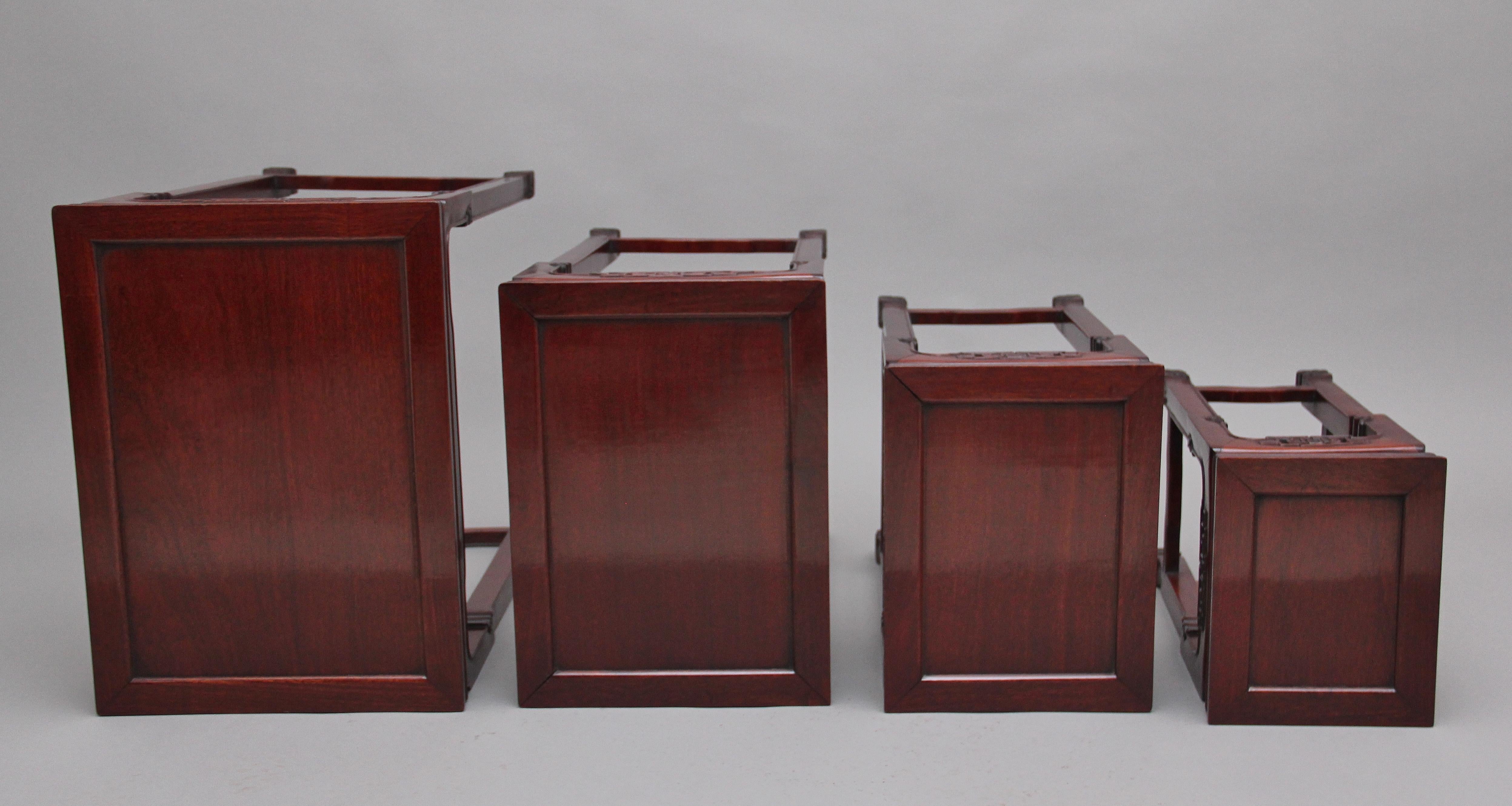 Early 20th Century Chinese Nest of Tables For Sale 1