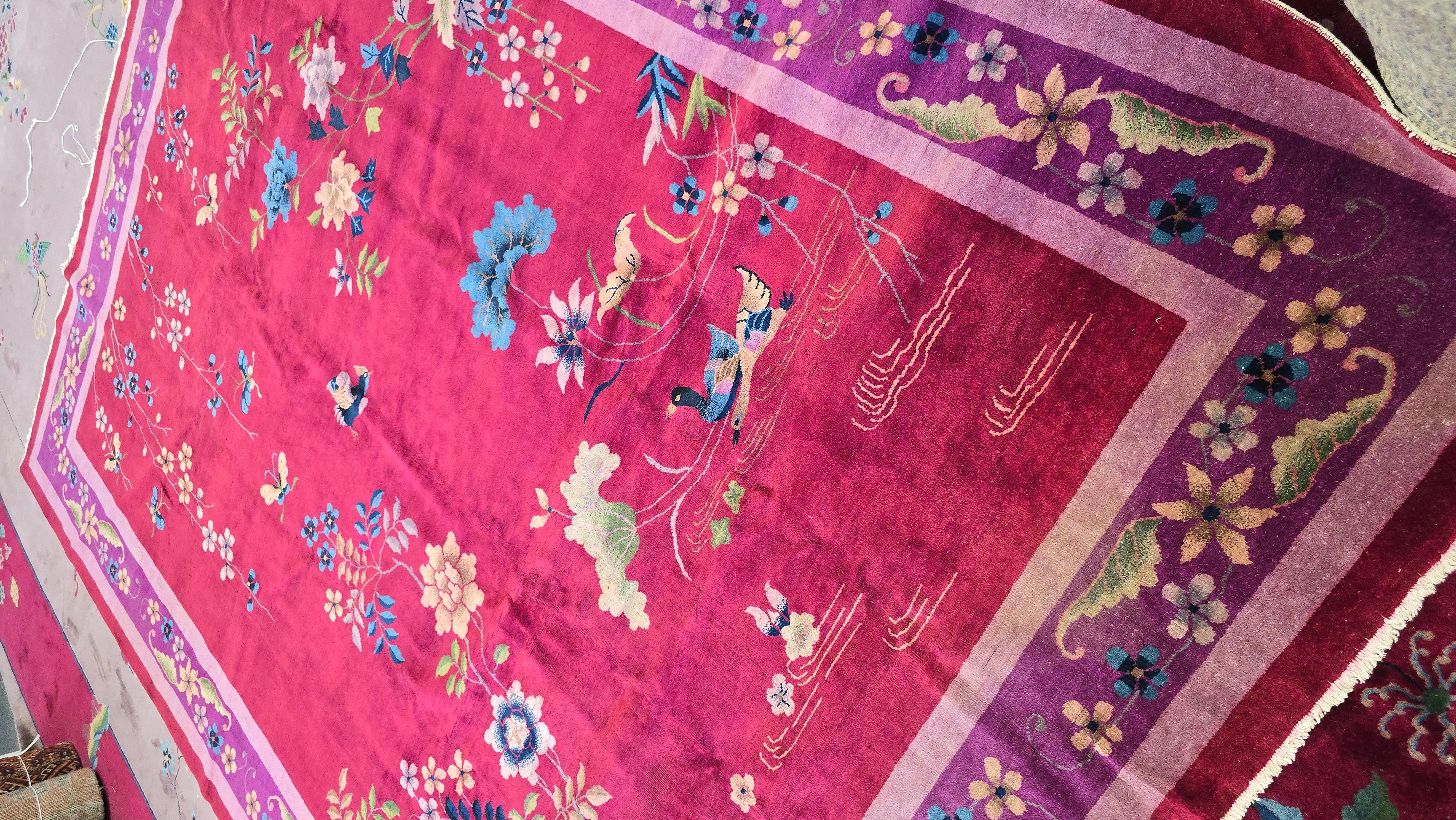 Début du 20e siècle, tapis chinois Rug Art déco en vente 5