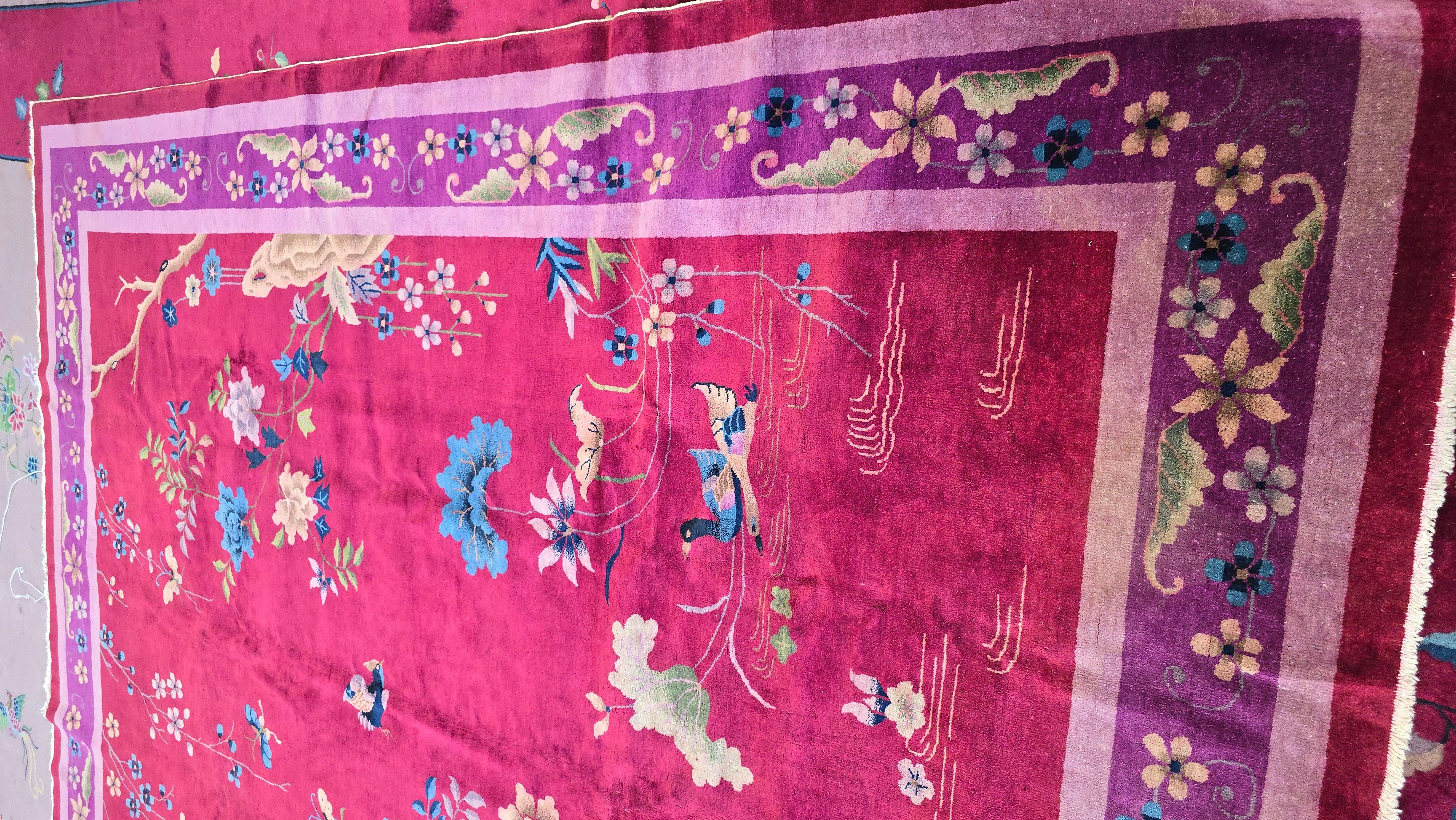 Début du 20e siècle, tapis chinois Rug Art déco en vente 6