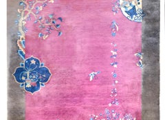 Early 20th Century Chinese Nichols Art Deco Rug