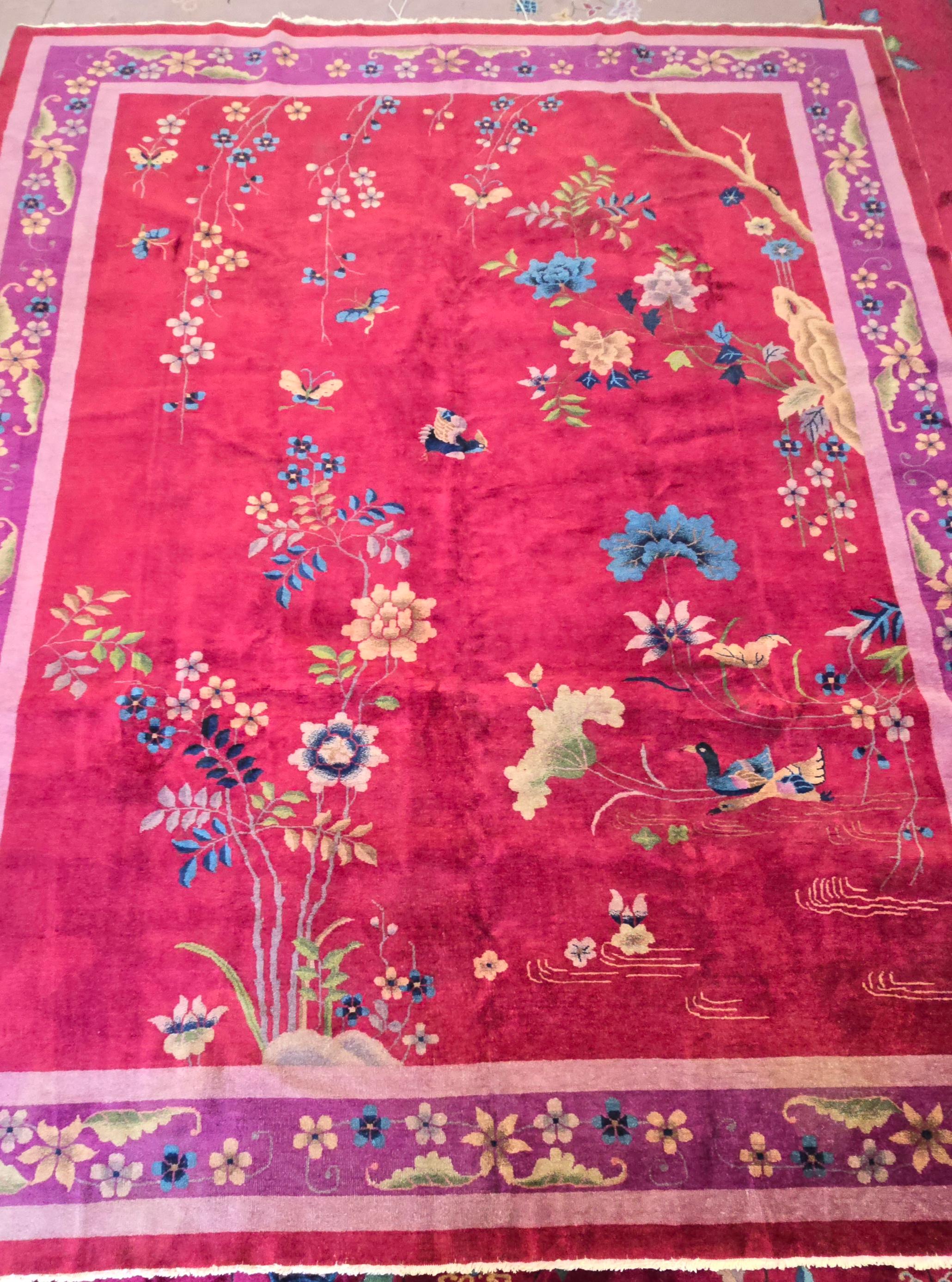Début du 20e siècle, tapis chinois Rug Art déco en vente 2