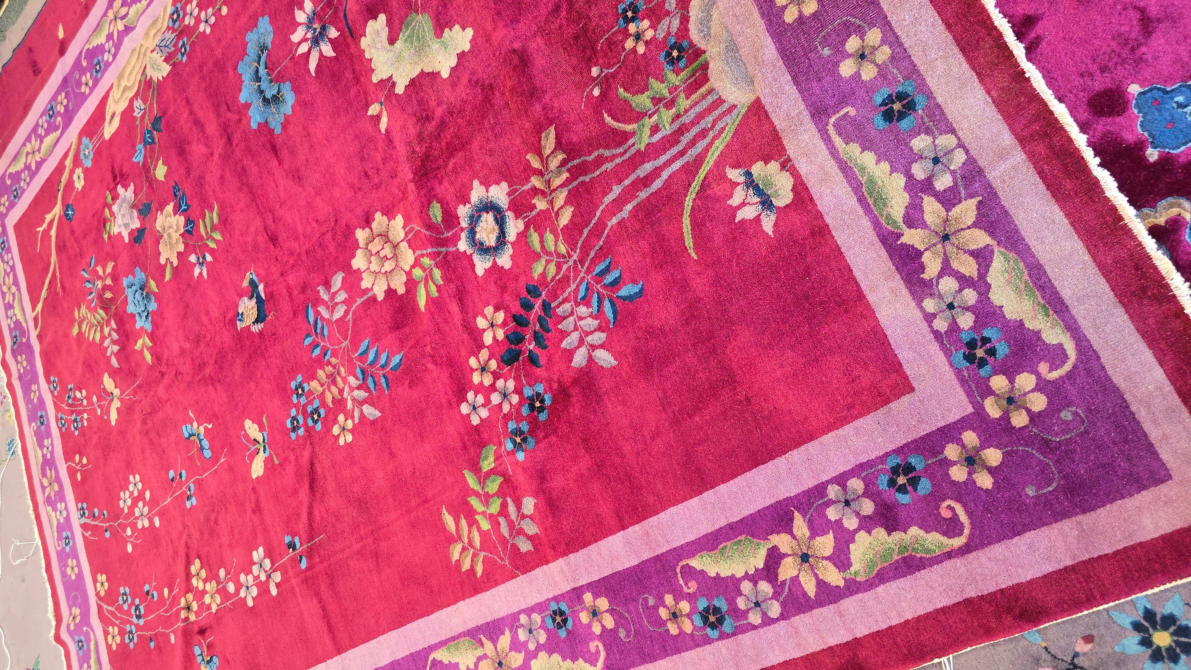 Début du 20e siècle, tapis chinois Rug Art déco en vente 4