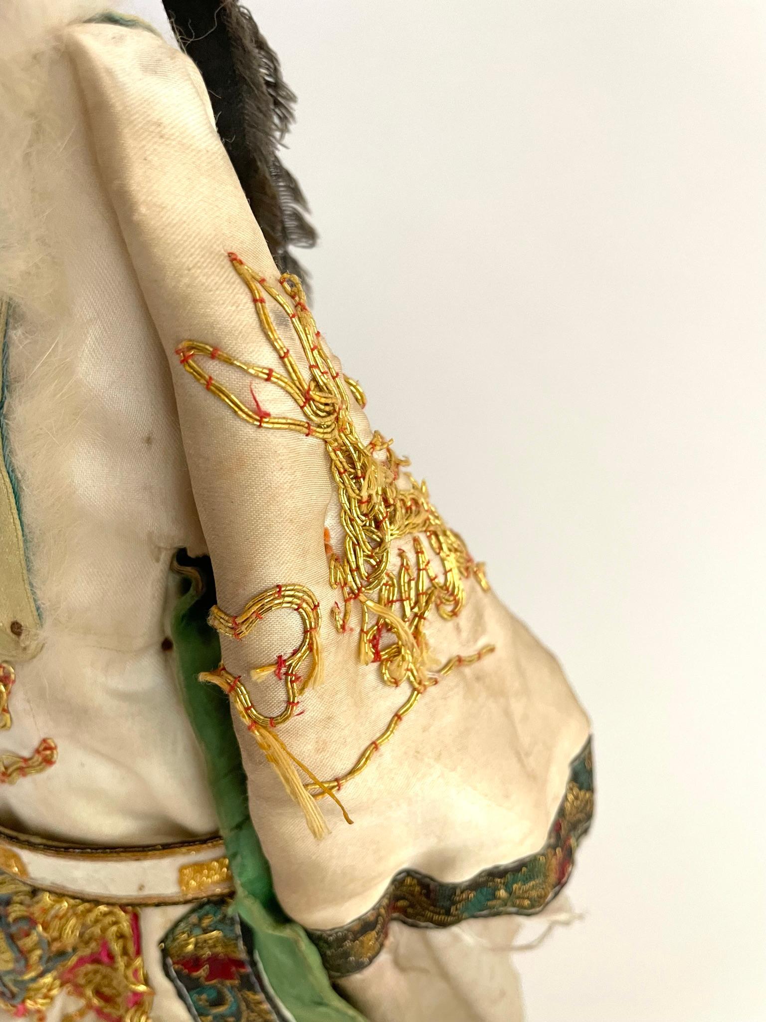 Early 20th Century Chinese Opera Marionette Puppet For Sale 2