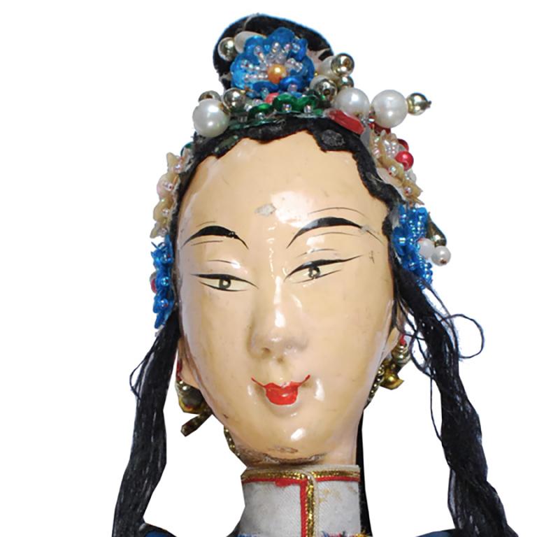 Qing Early 20th Century Chinese Opera Puppet
