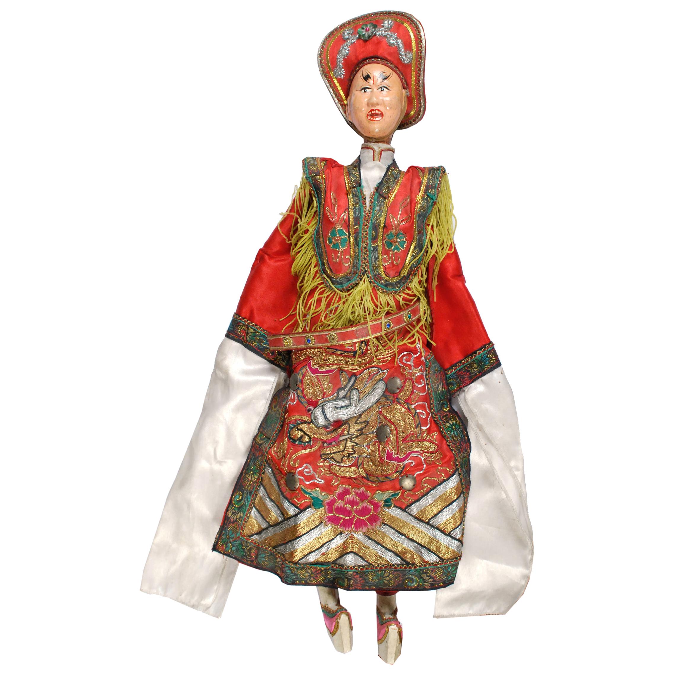 Early 20th Century Chinese Opera Puppet