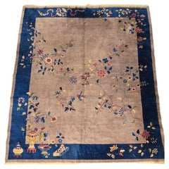 Tapis Art Déco Pékin du début du 20e siècle, circa 1920, 8 x 10 cm