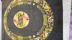 Early 20th Century Chinese Peking Art Deco Rug circa 1920