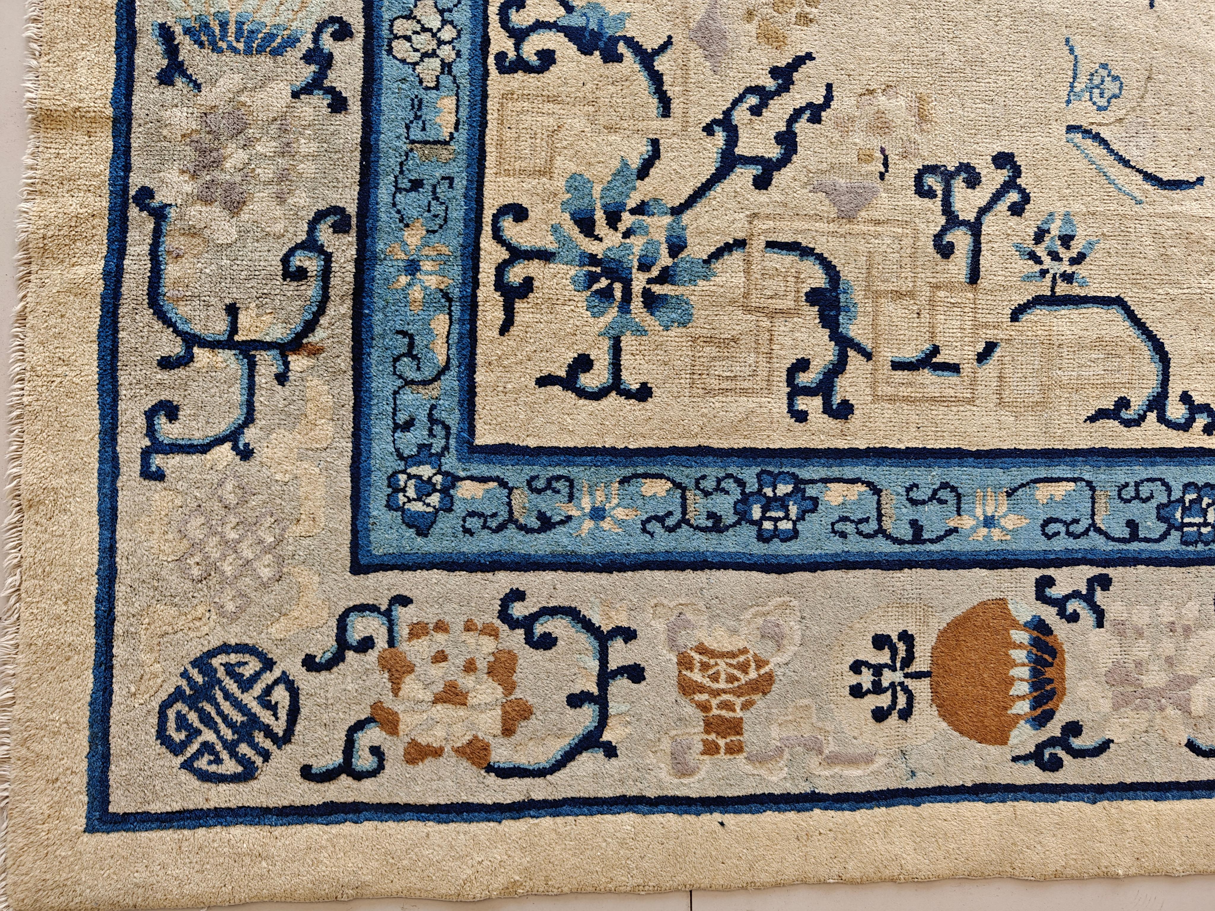 Tapis chinois de Pékin du début du 20ème siècle ( 10 3