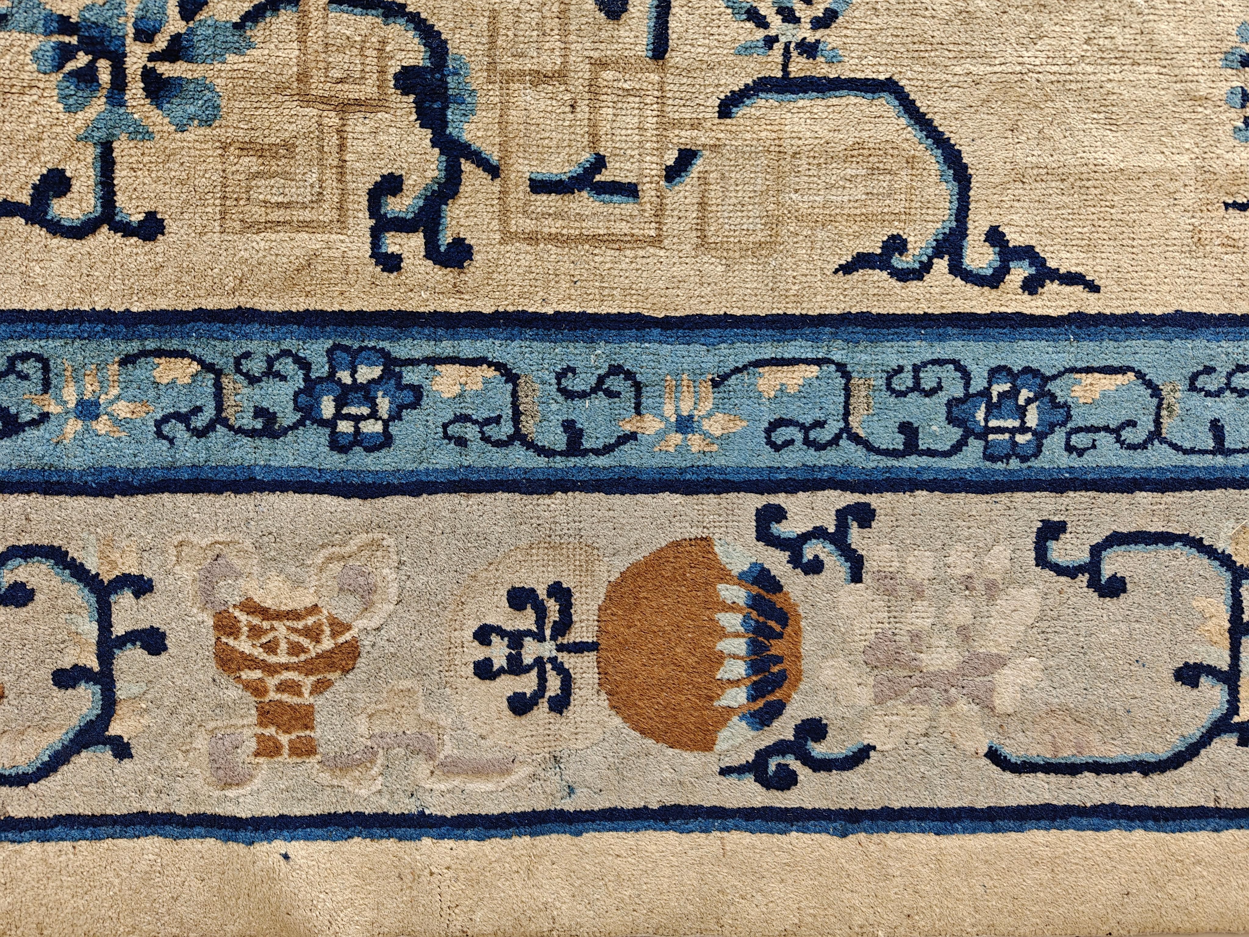 Tapis chinois de Pékin du début du 20ème siècle ( 10 3