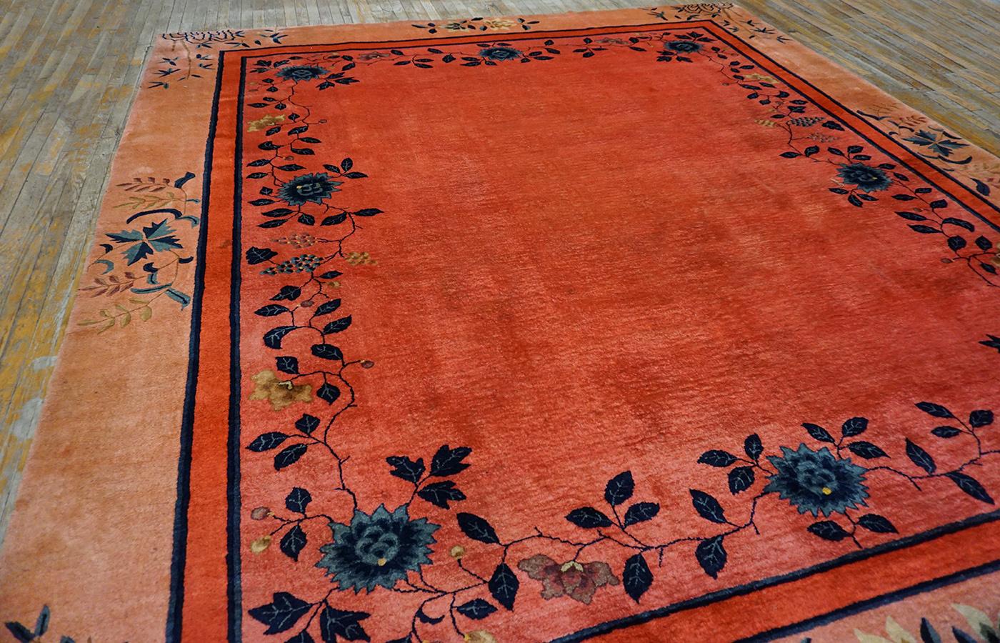 Hand-Knotted Early 20th Century Chinese Peking Carpet 	10' 6