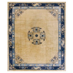 Tapis chinois de Pékin du début du 20ème siècle ( 10' x 11'6'' - 305 x 350 )