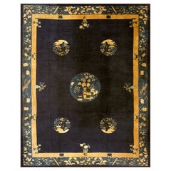 Tapis pékinois du début du 20e siècle ( 10'' x 12'' 6"" - 305 x 382 )