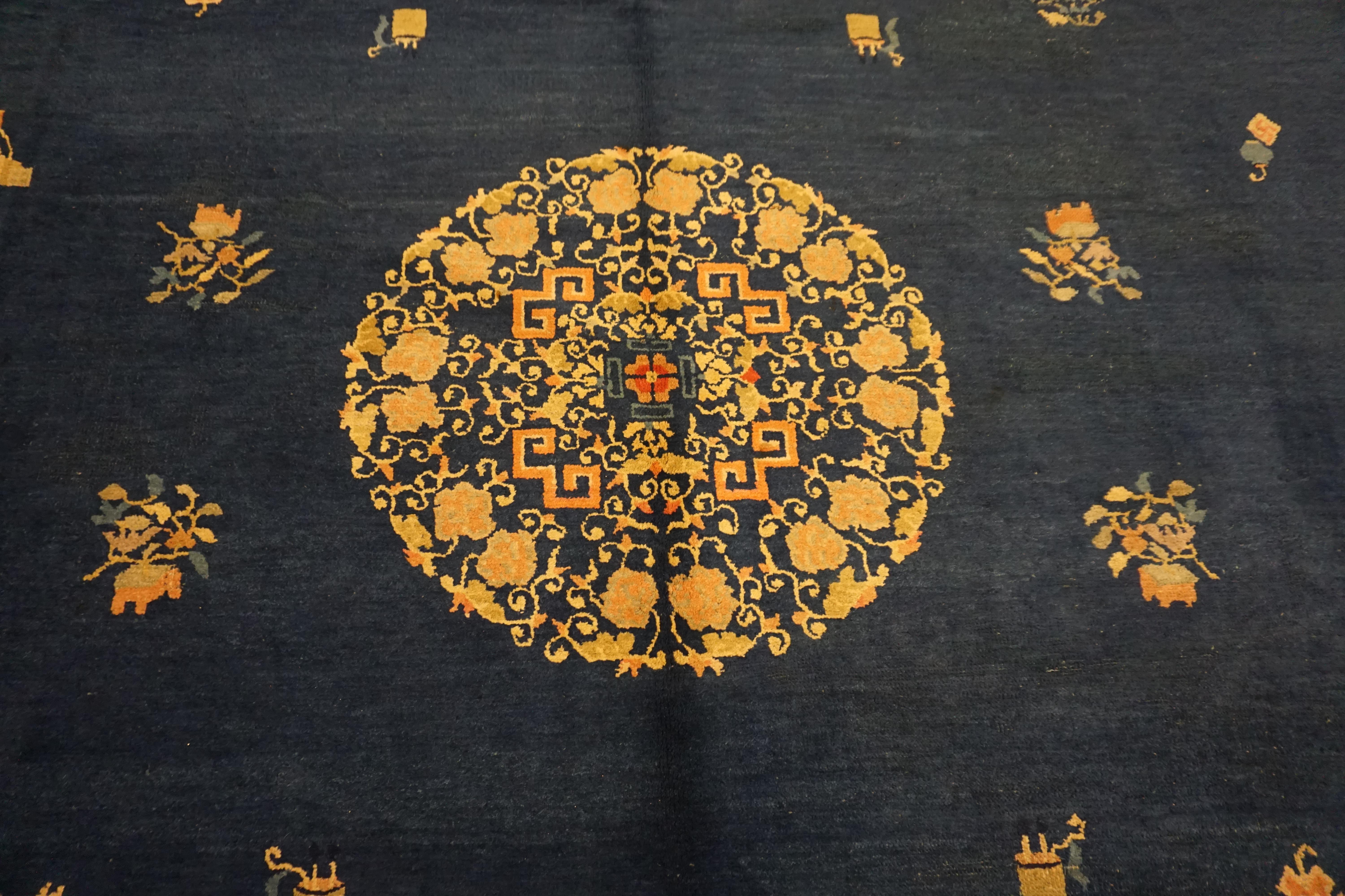Early 20th Century Chinese Peking Carpet ( 10' x 12'4