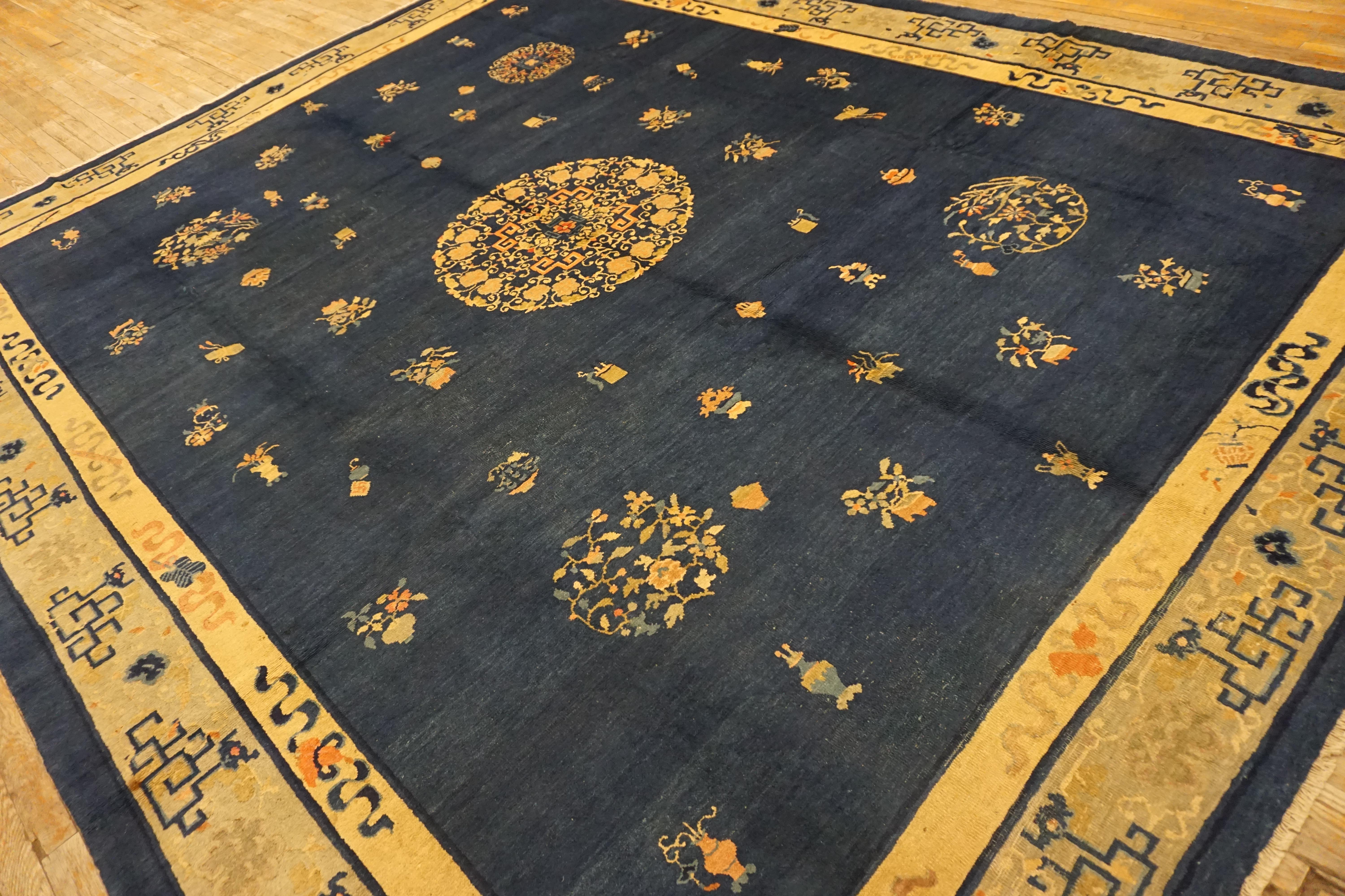Early 20th Century Chinese Peking Carpet ( 10' x 12'4