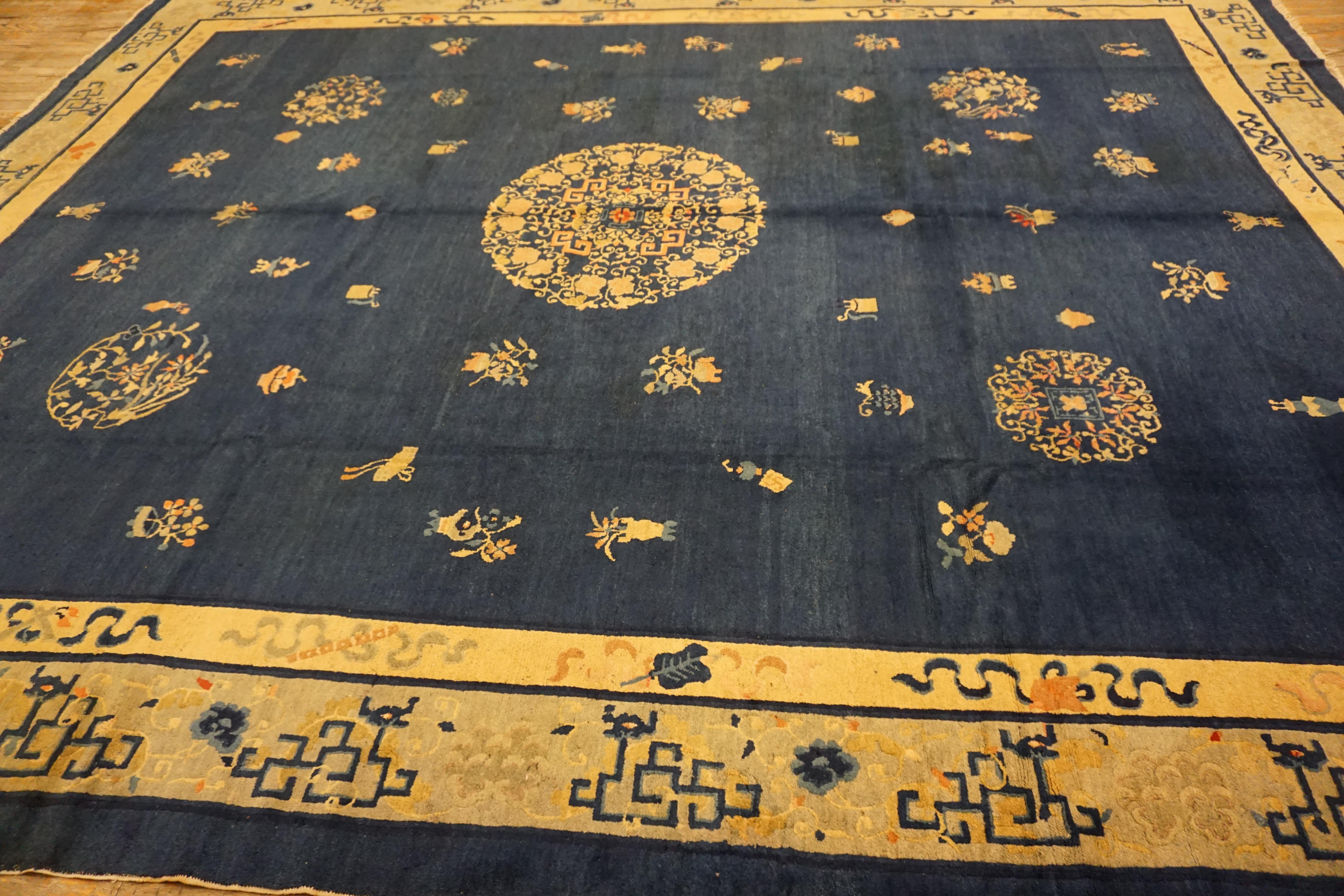 Early 20th Century Chinese Peking Carpet ( 10' x 12'4