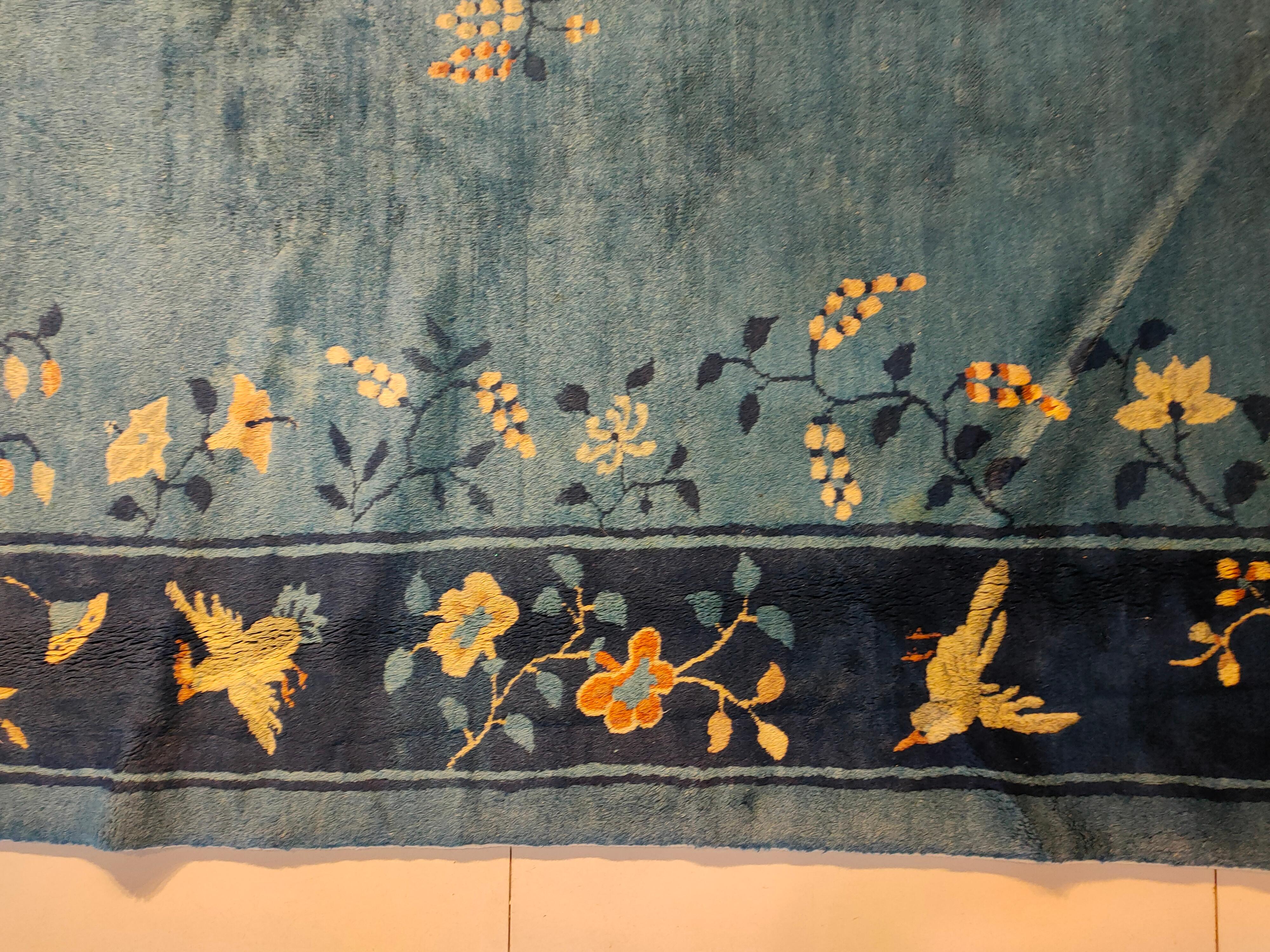 Early 20th Century Chinese Peking Carpet ( 10'2